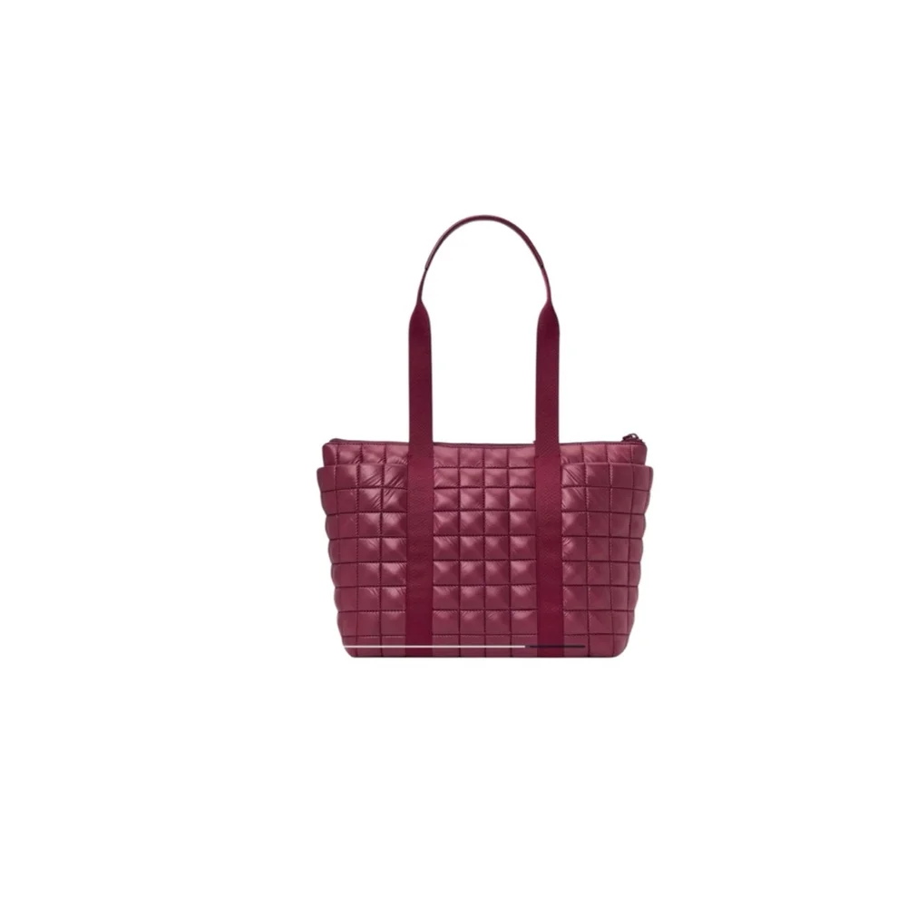 Kate Spade‎ Camden Quilted Medium Tote Burgundy Bag Purse
